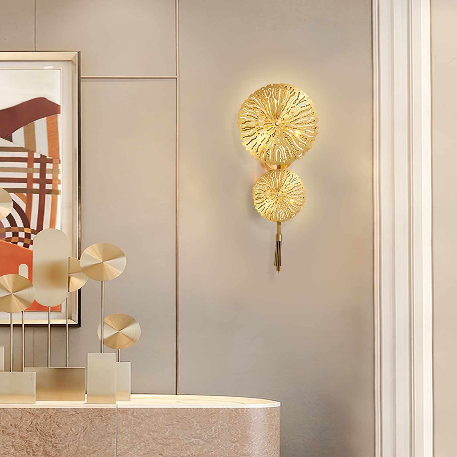 Letuzo Leaf Wall Light