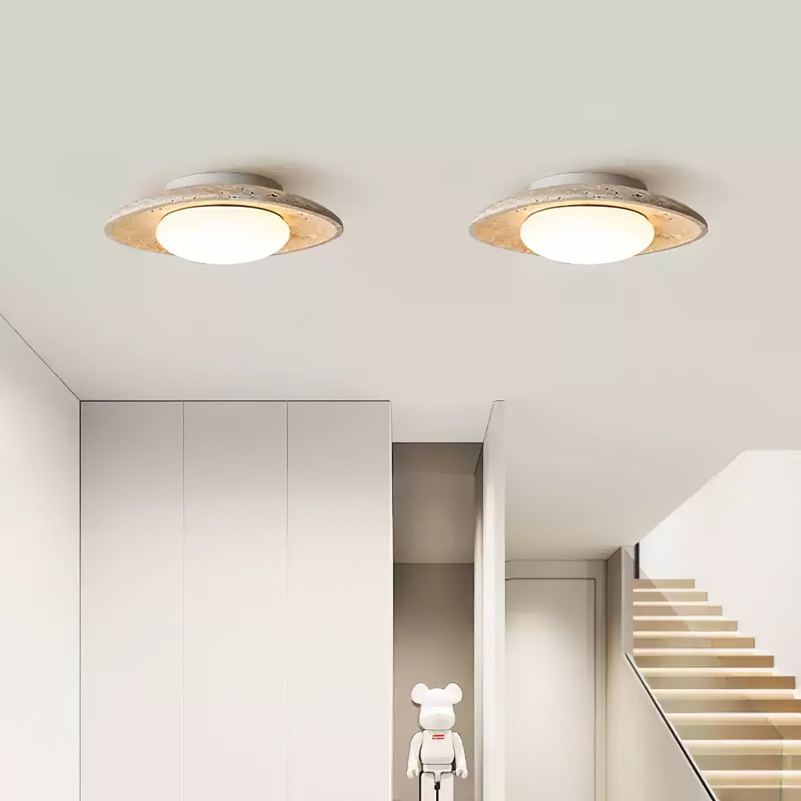 Moso Natural Stone Ceiling Light