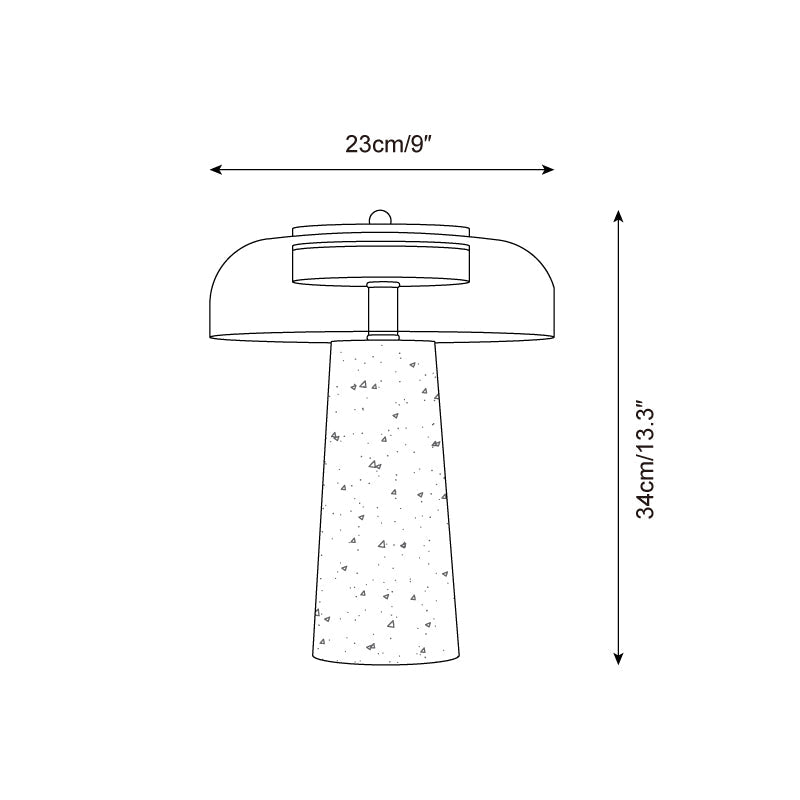 Demsa Travertine Table Lamp
