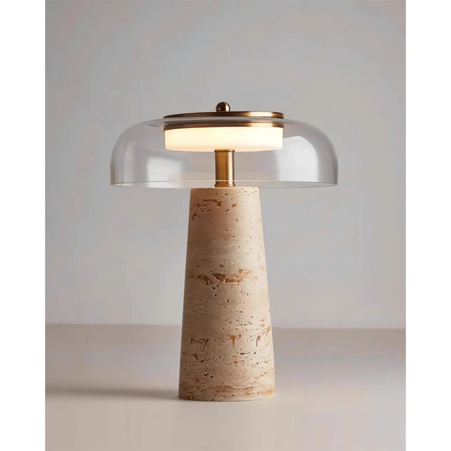 Demsa Travertine Table Lamp