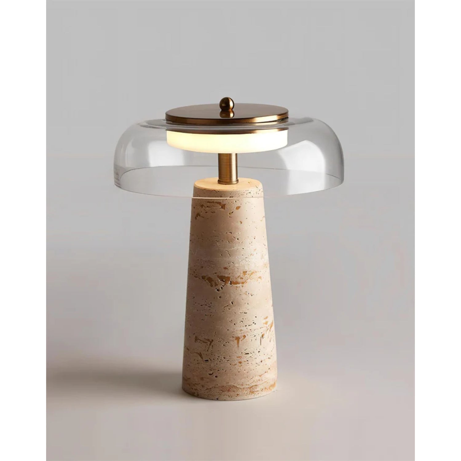 Demsa Travertine Table Lamp