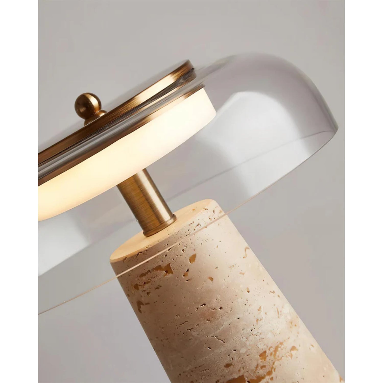 Demsa Travertine Table Lamp