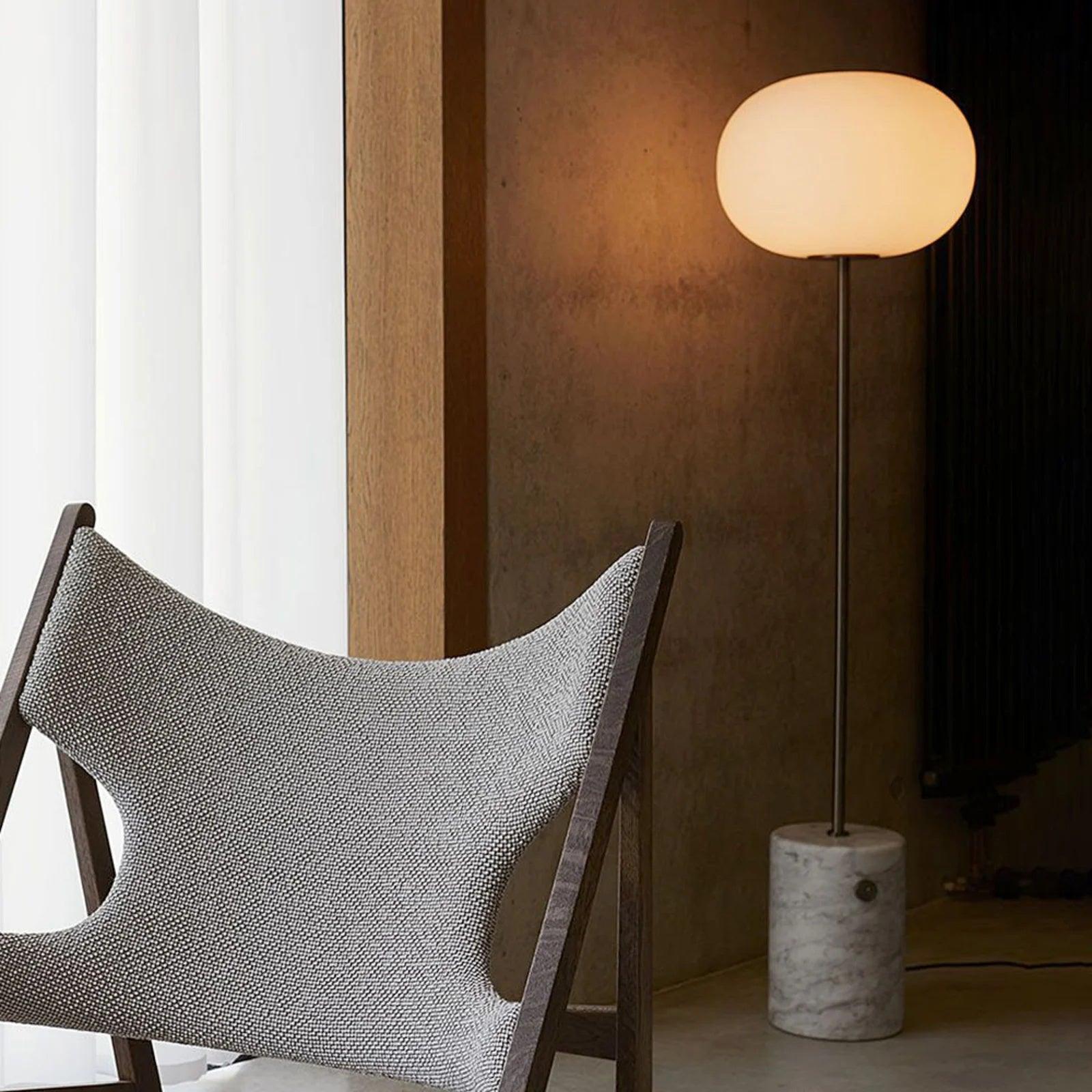 Jowesa Travertine Floor Lamp