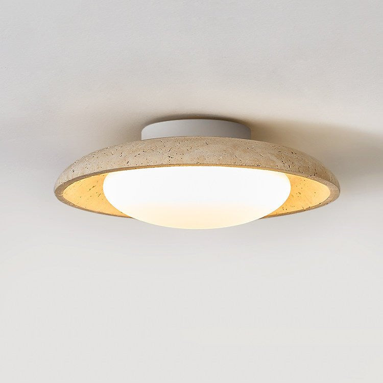 Loneya Travertine Ceiling Light