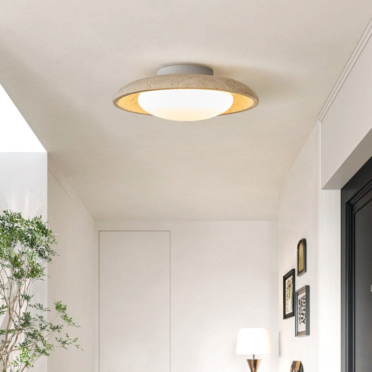 Loneya Travertine Ceiling Light