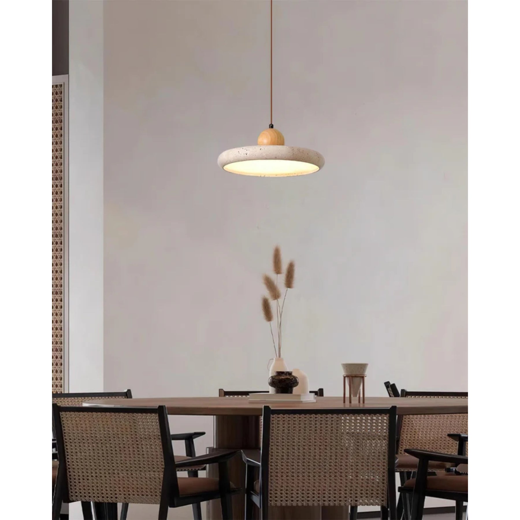 Quarvess Travertine Pendant Light