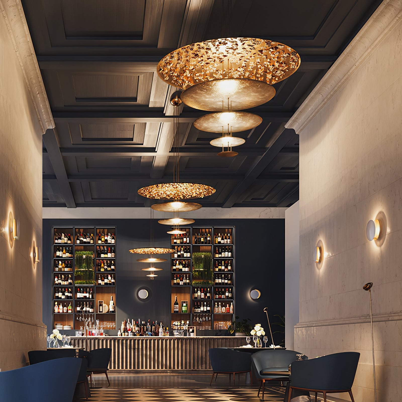 Quazo Disc Pendant Light