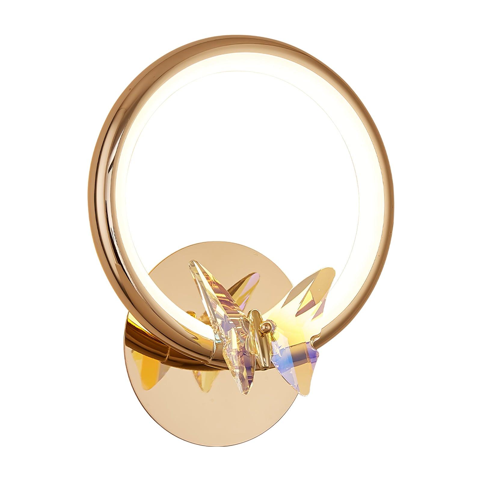 Ring Butterfly Wall Light