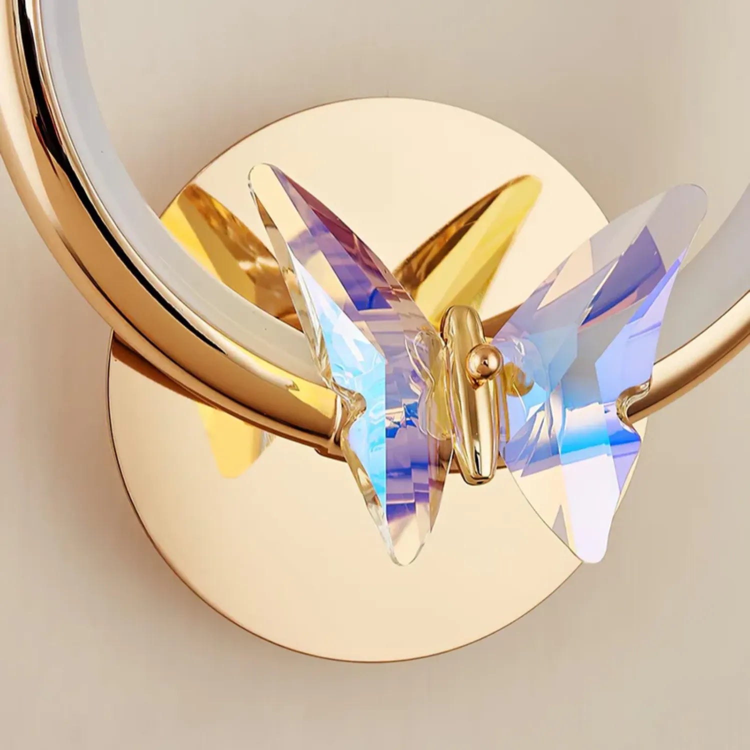 Ring Butterfly Wall Light