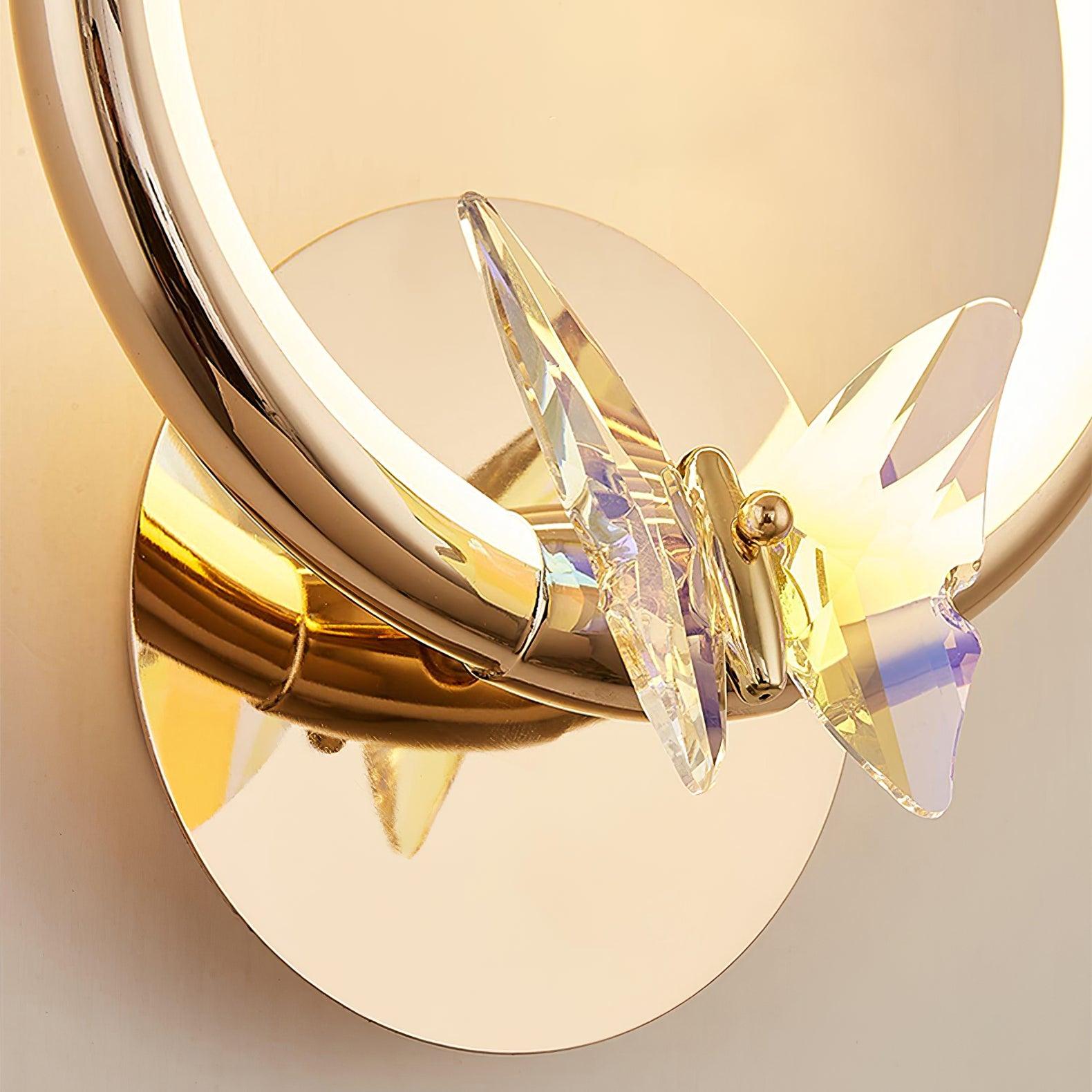 Ring Butterfly Wall Light
