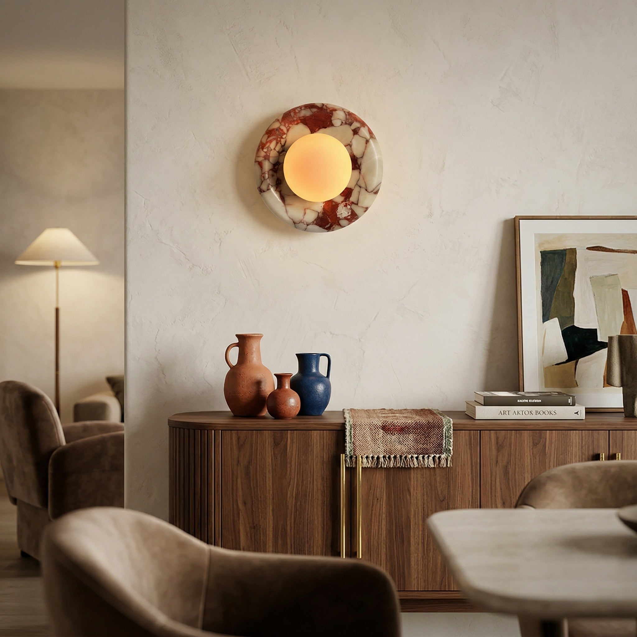 Lumeli Marble Wall Light