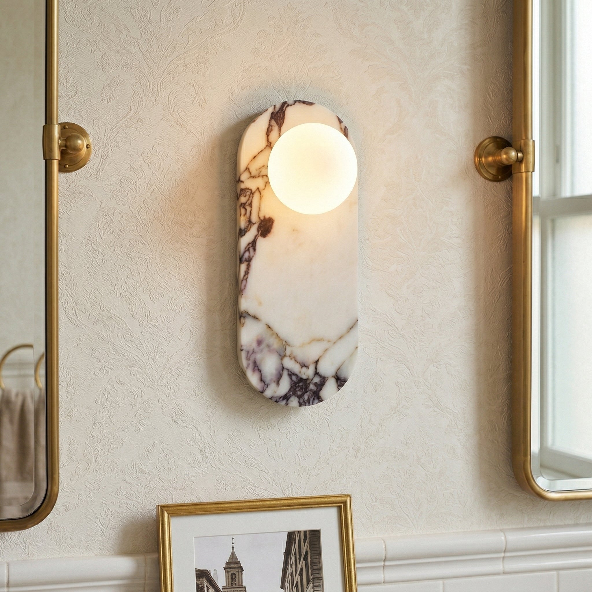 Glenu Globe Wall Light