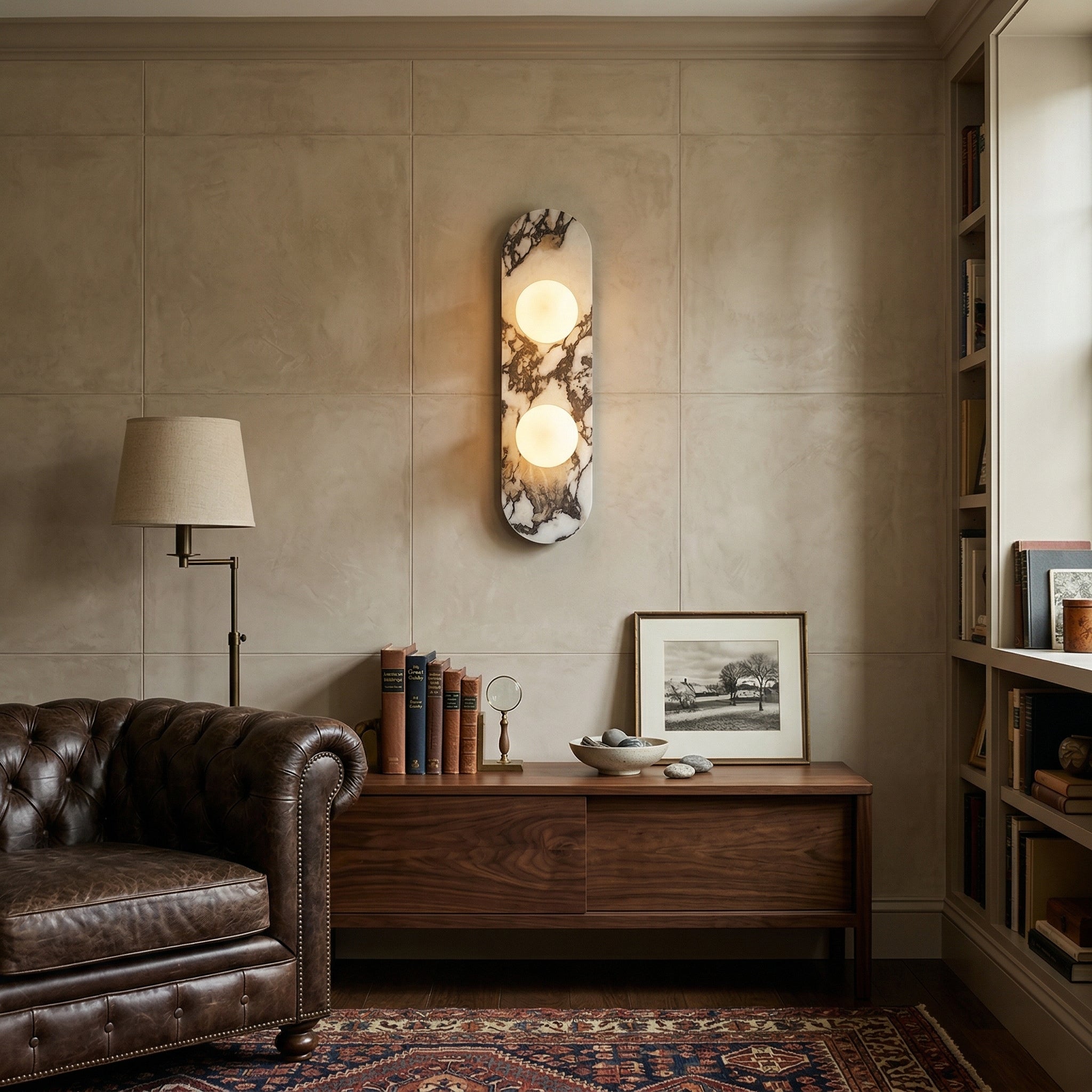 Glenu Globe Wall Light