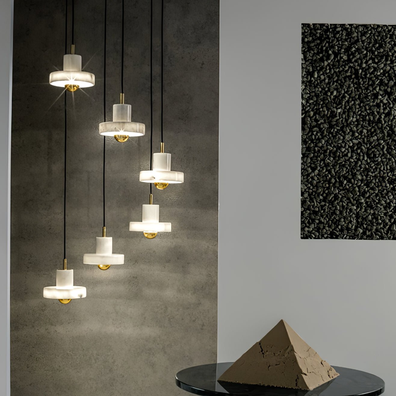 Aurea Marble Pendant Light