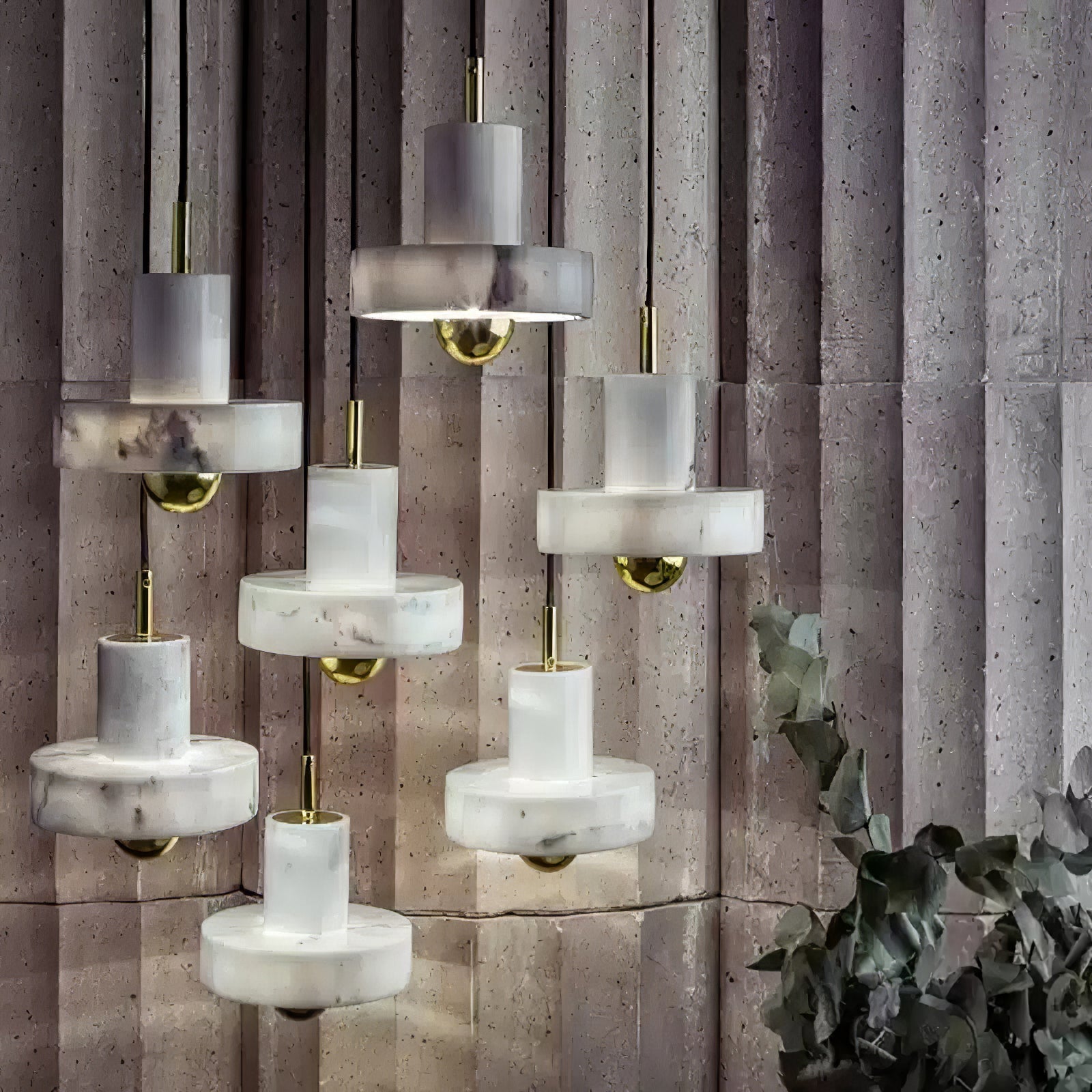 Aurea Marble Pendant Light