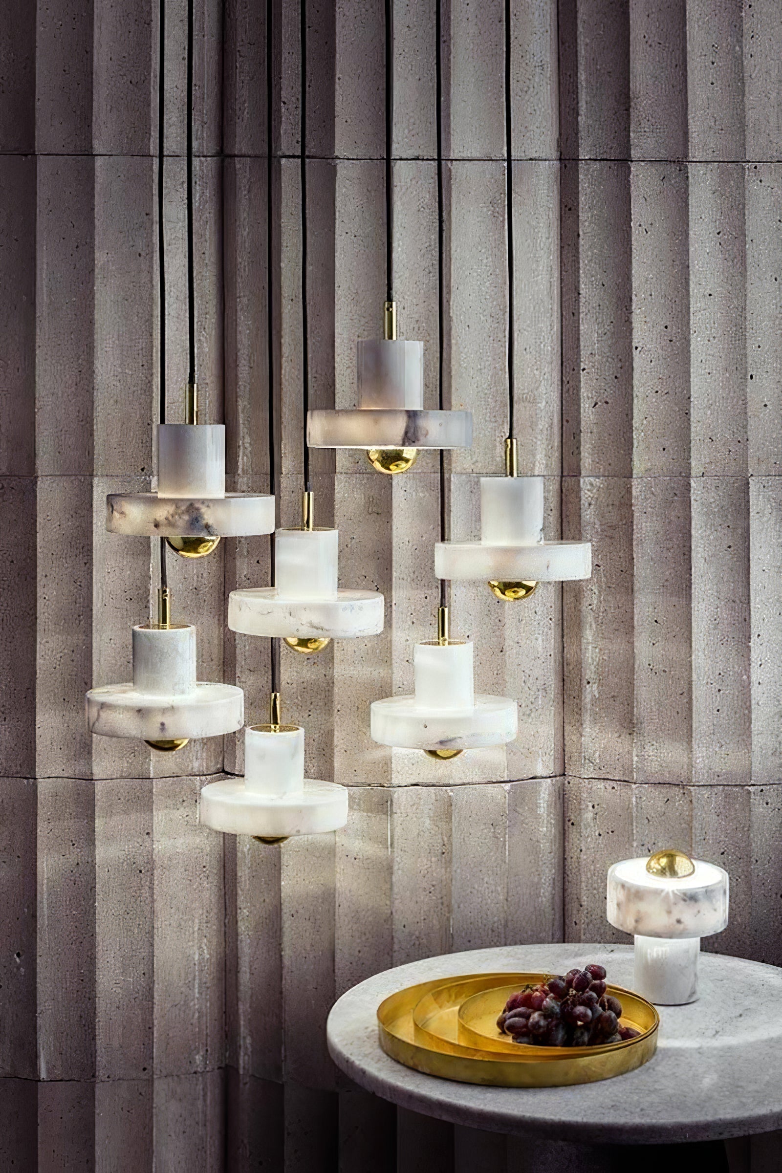 Aurea Marble Pendant Light