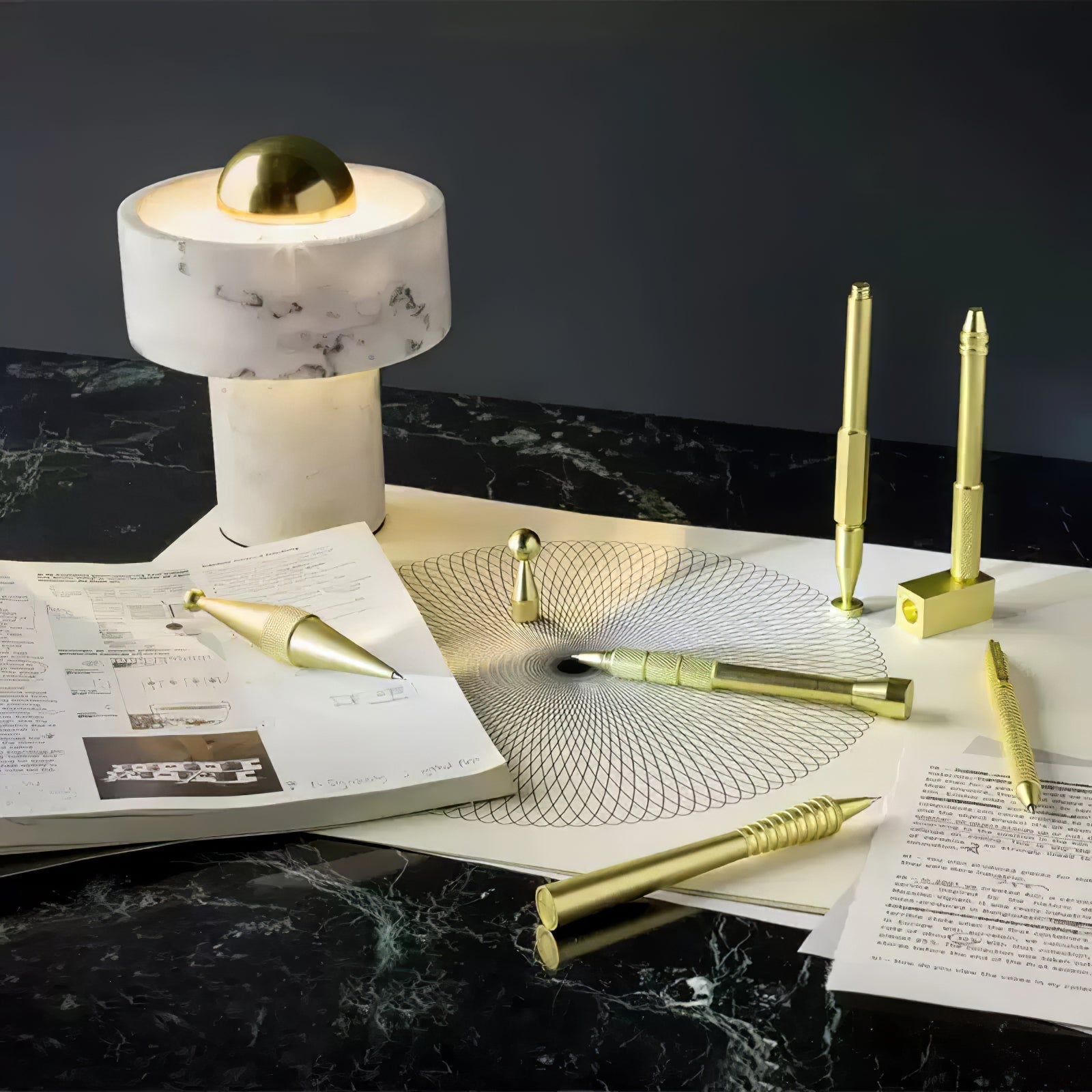 Golura Marble Table Lamp
