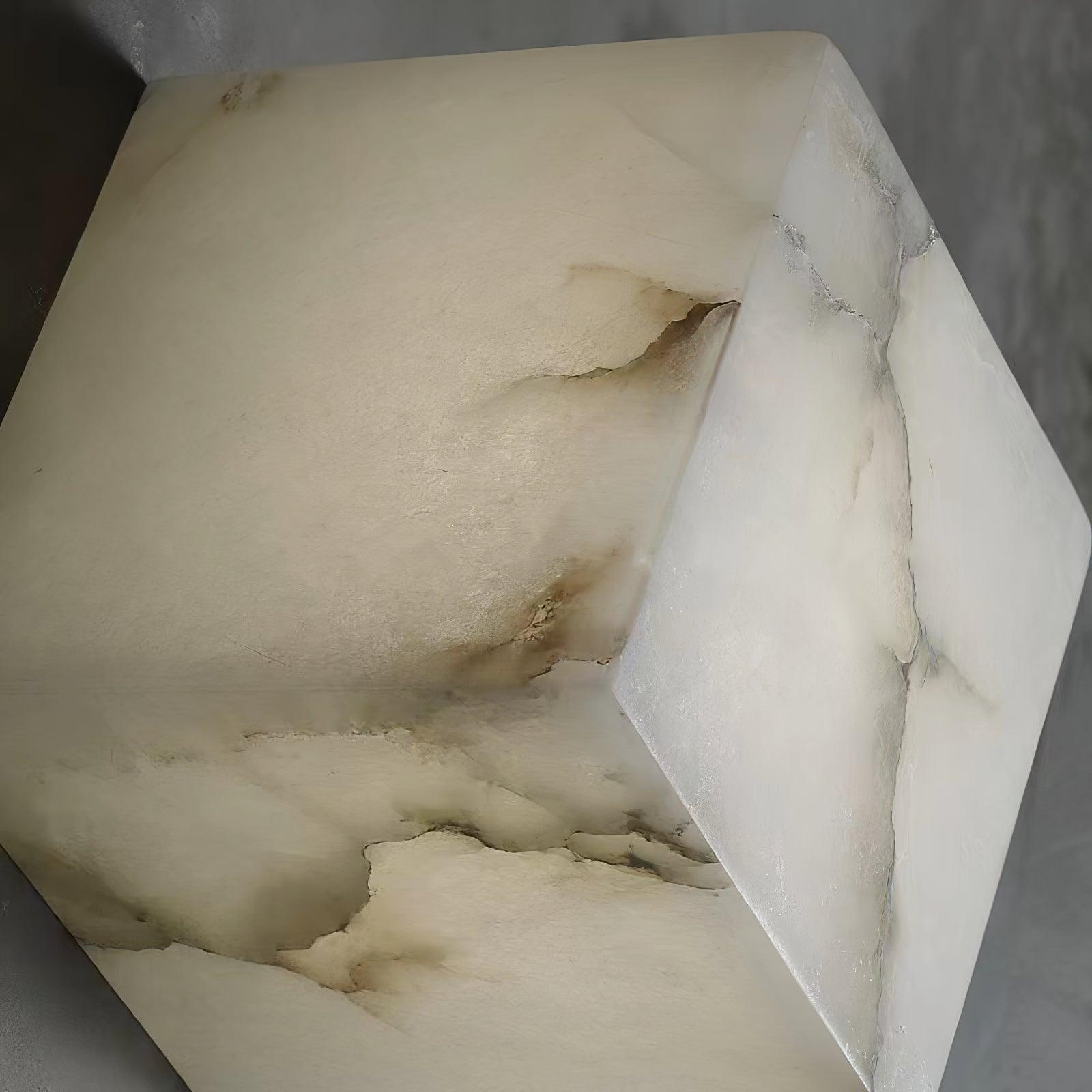 Box Line Alabaster Pendant Light