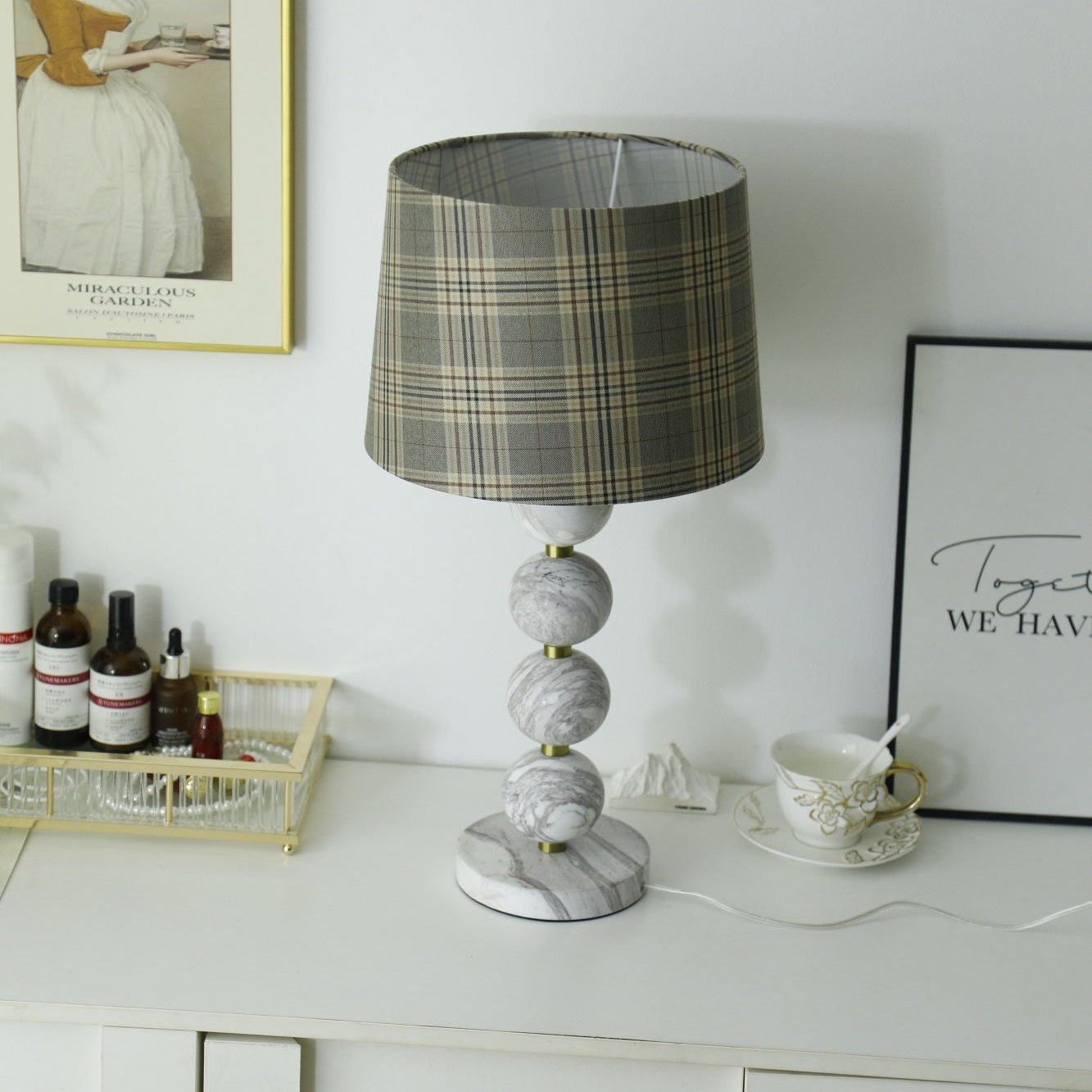 Merellis Marble Table Lamp