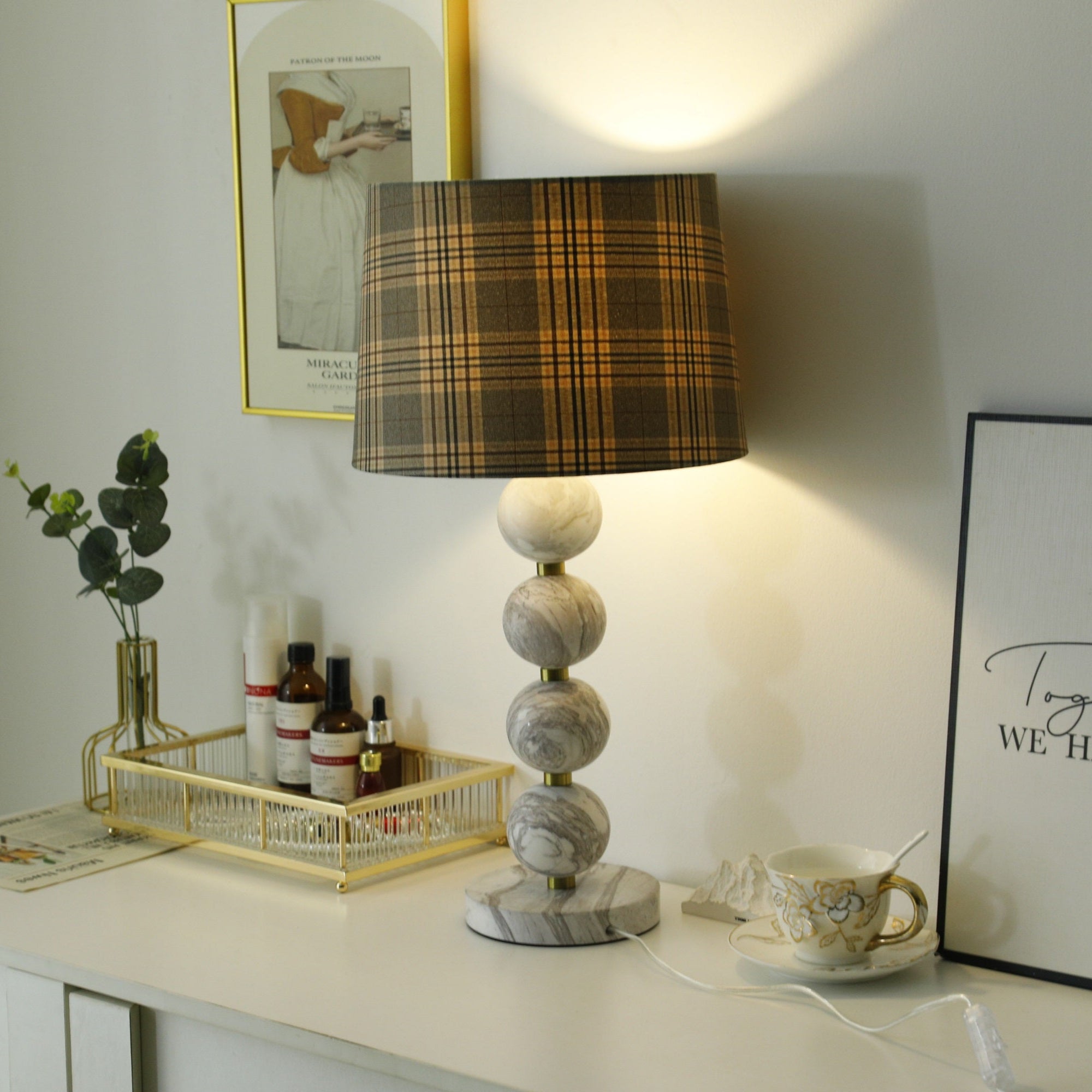 Merellis Marble Table Lamp