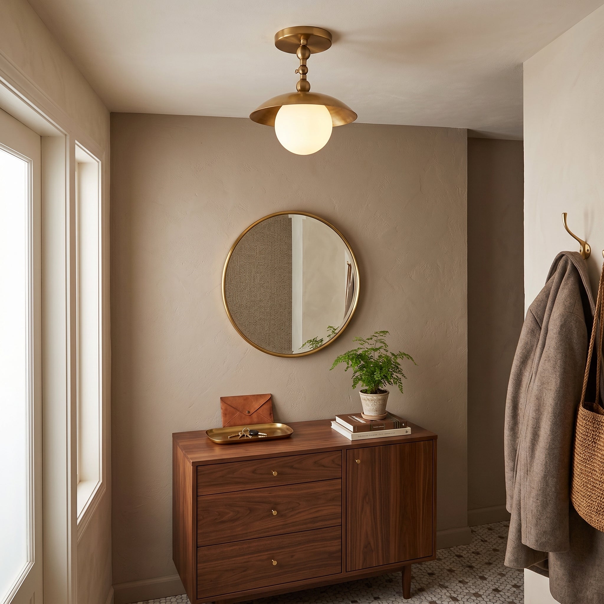 Selney Globe Ceiling Light