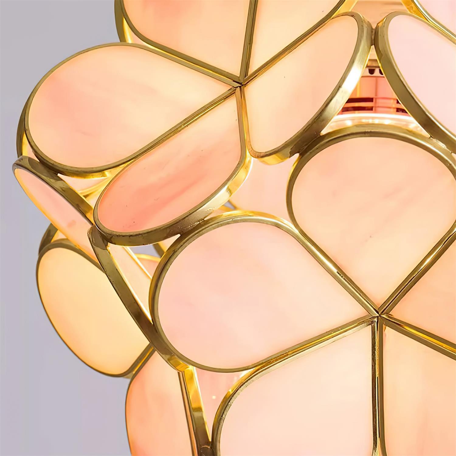 Veravo Flower Wood Design Pendant Light