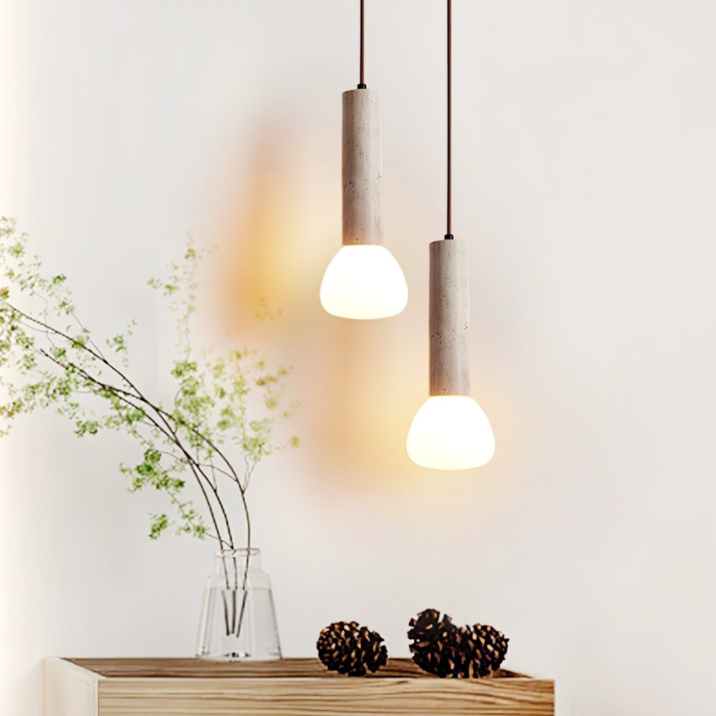 Mysen Natural Stone Pendant Light