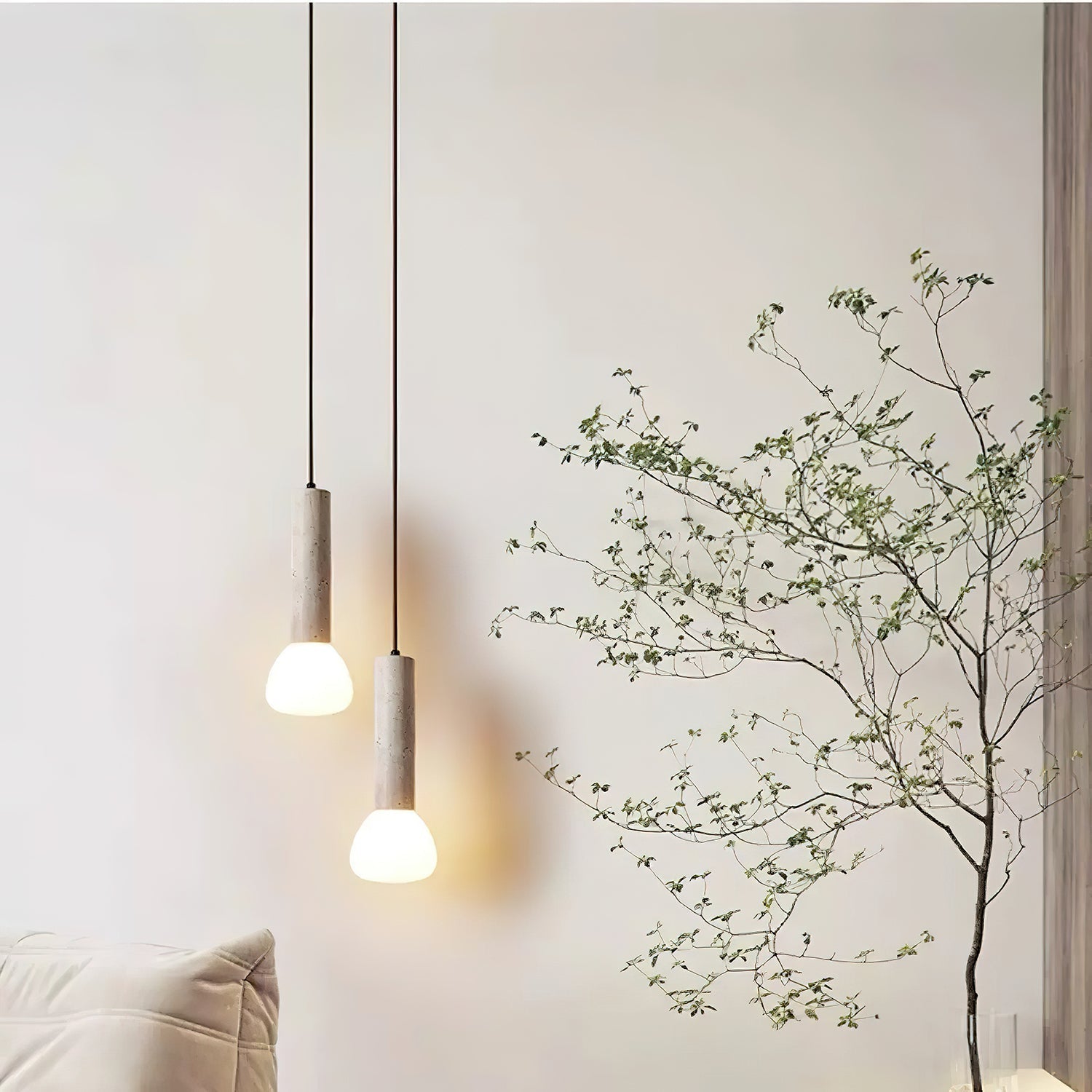 Mysen Natural Stone Pendant Light