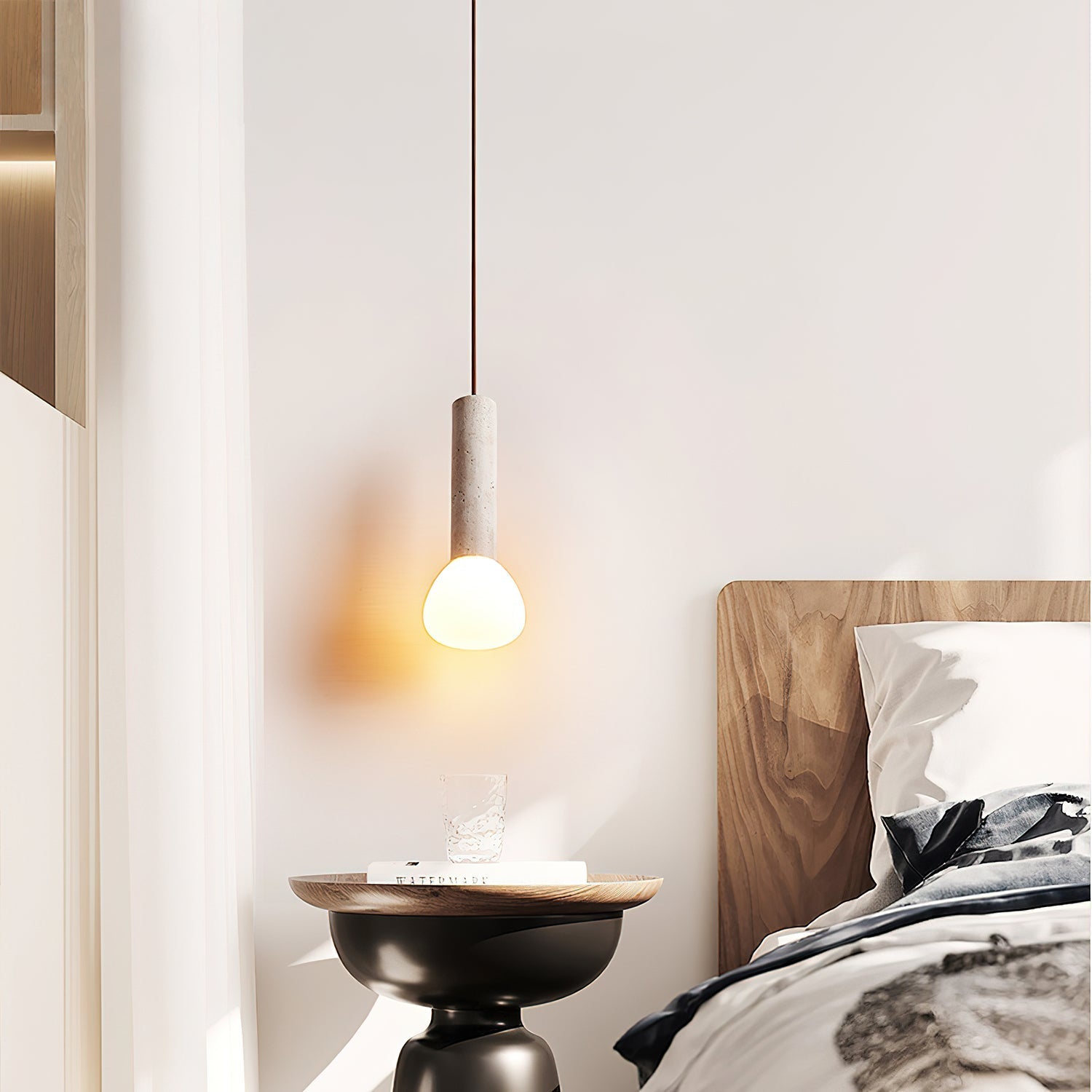 Mysen Natural Stone Pendant Light