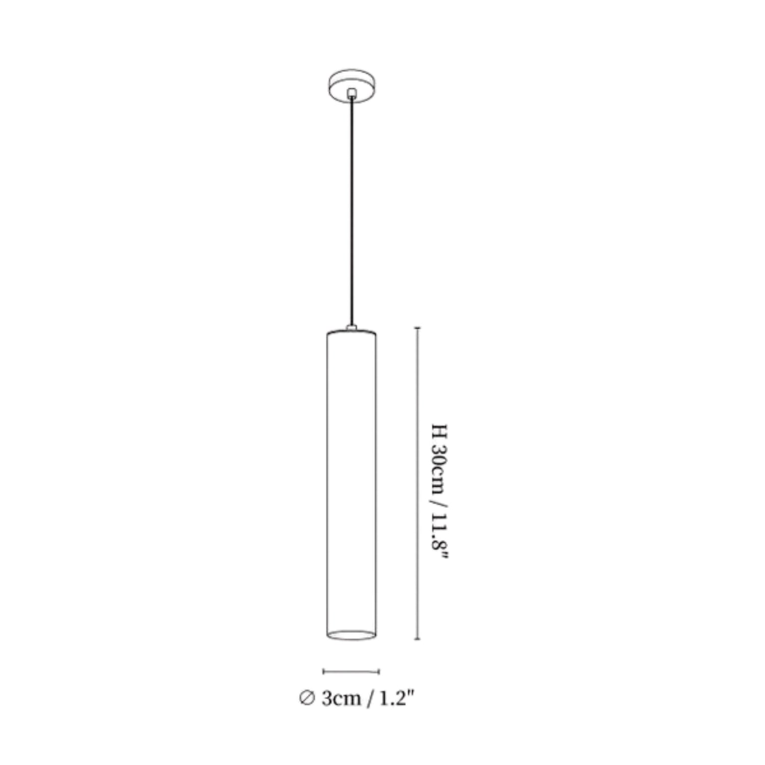 Vyo Cylinder Pendant Light