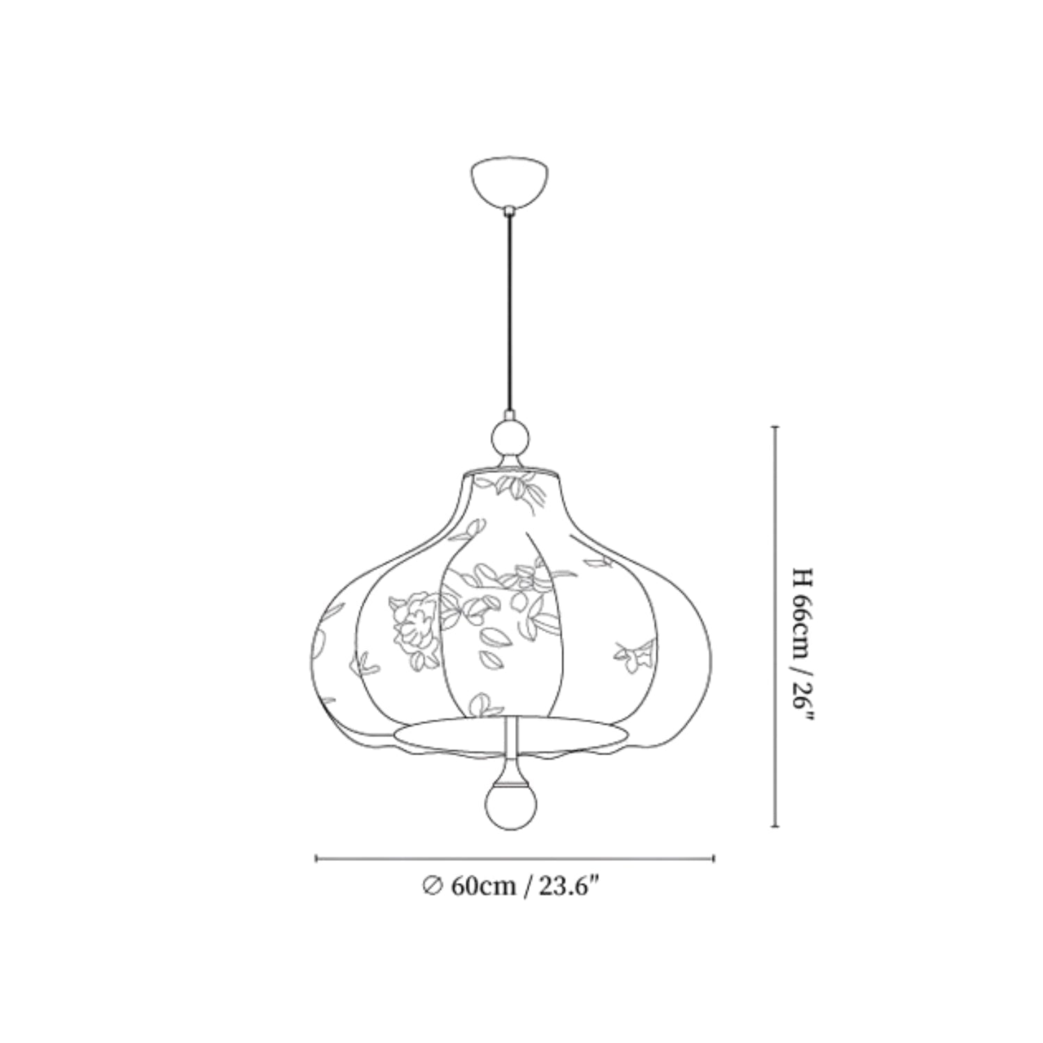 Chevone Pendant Light