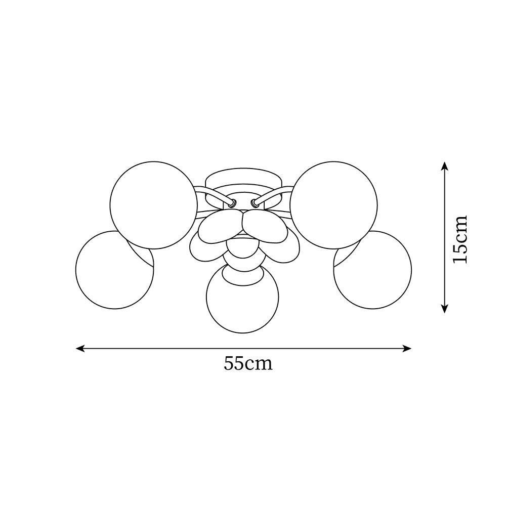 Saviro Ceiling Light