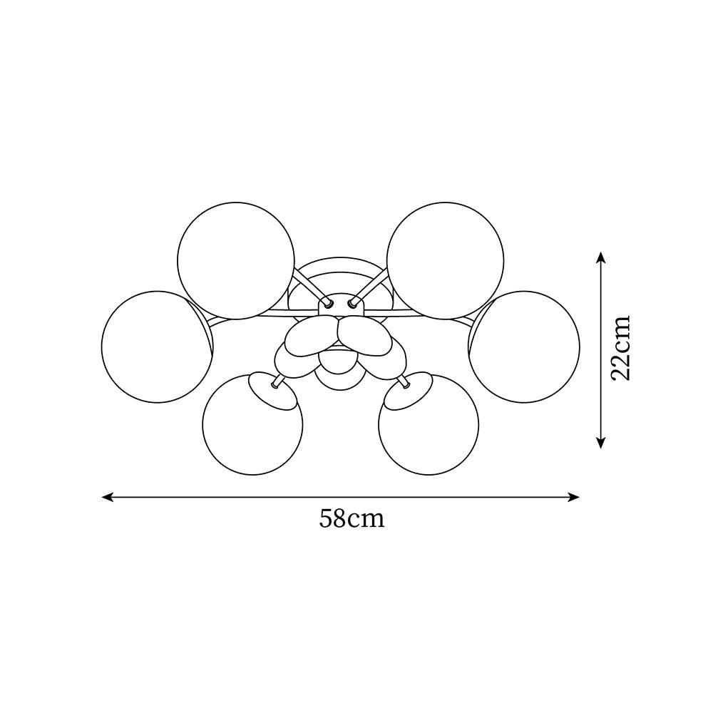 Saviro Ceiling Light