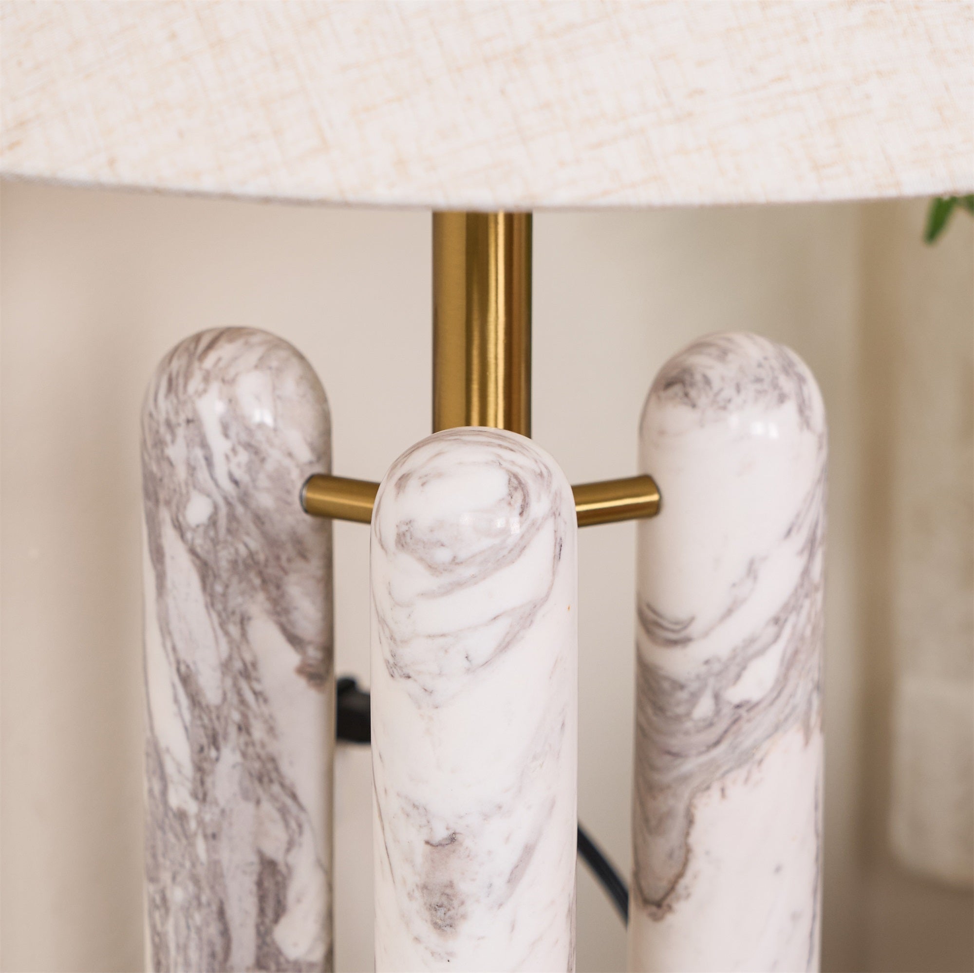Tripod Marble Table Lamp
