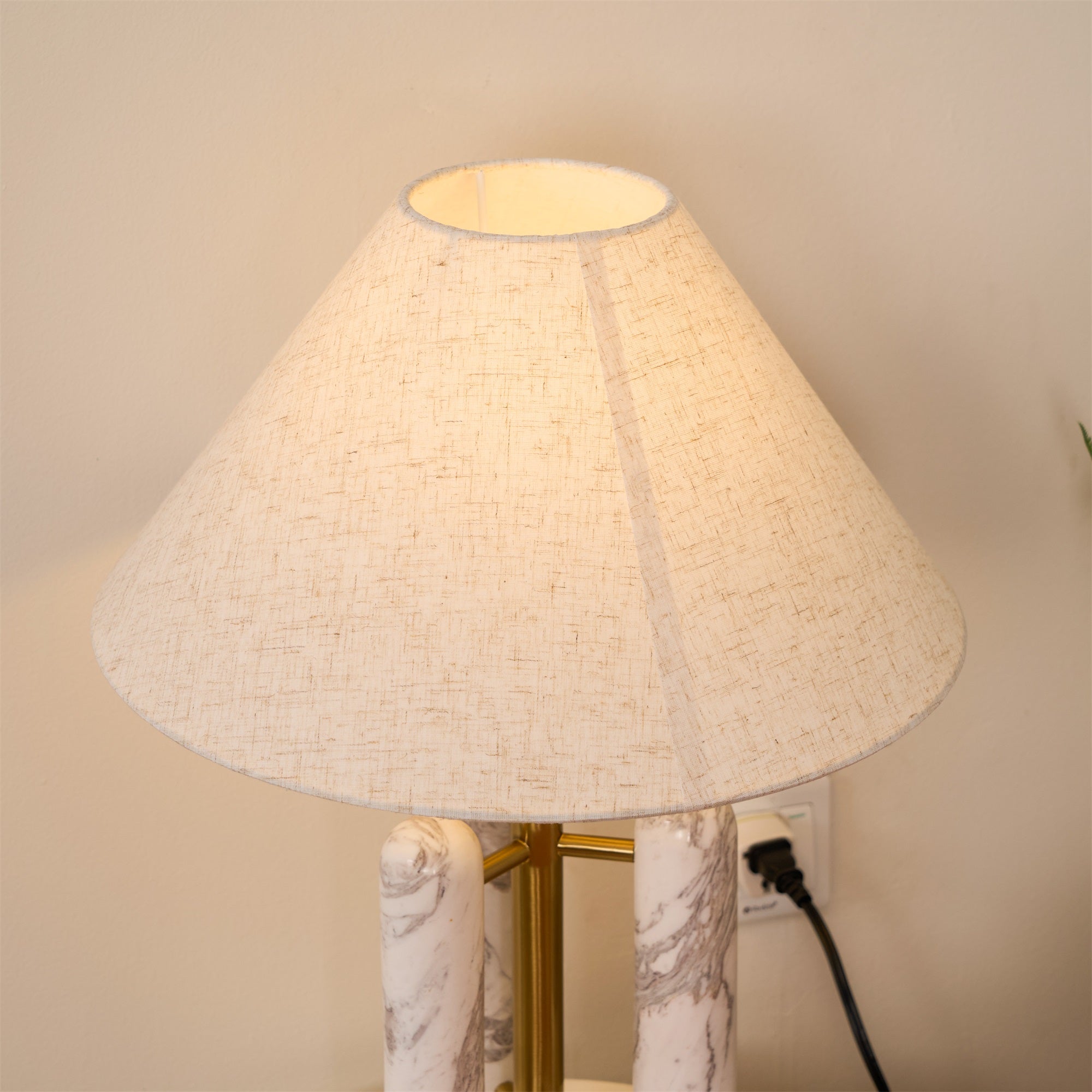 Tripod Marble Table Lamp