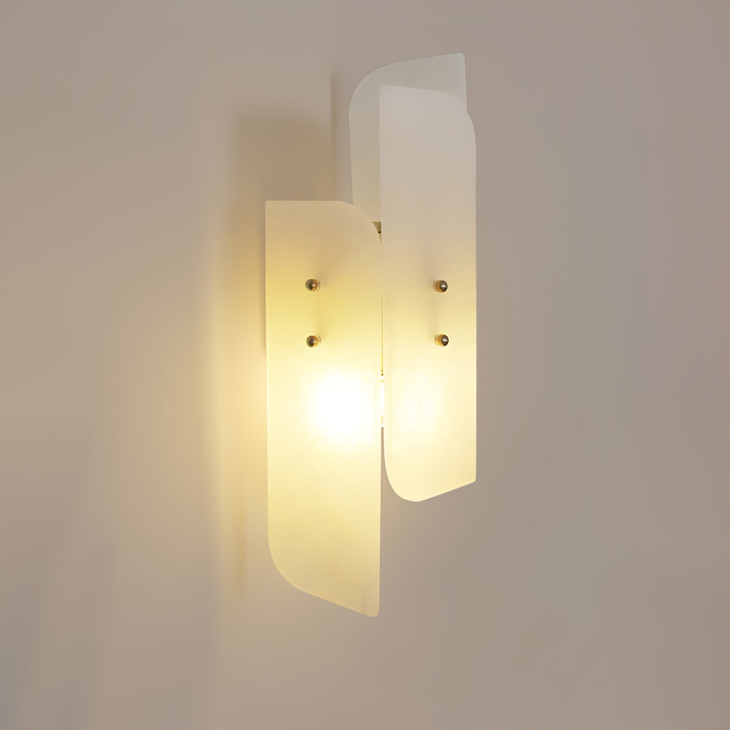Duolith Alabaster Wall Light