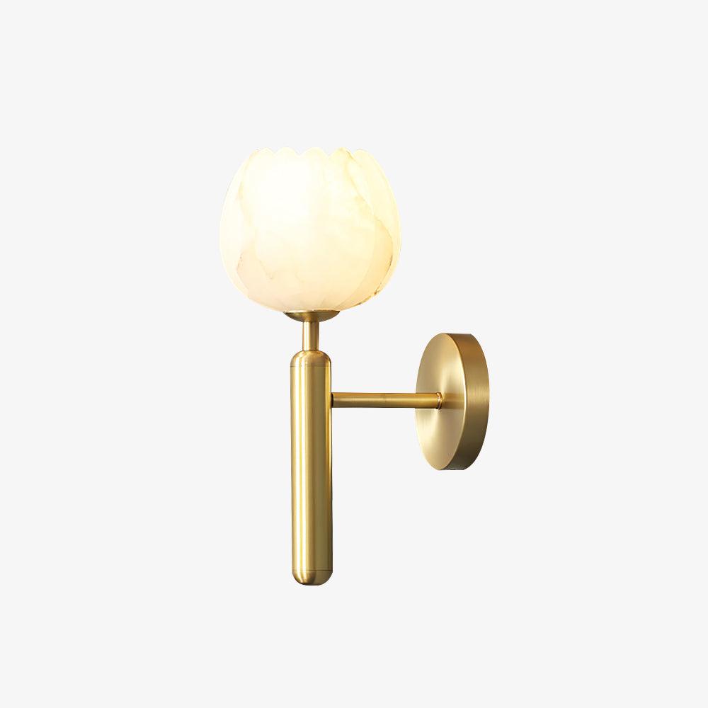 Loza Flower Albaster Wall Light