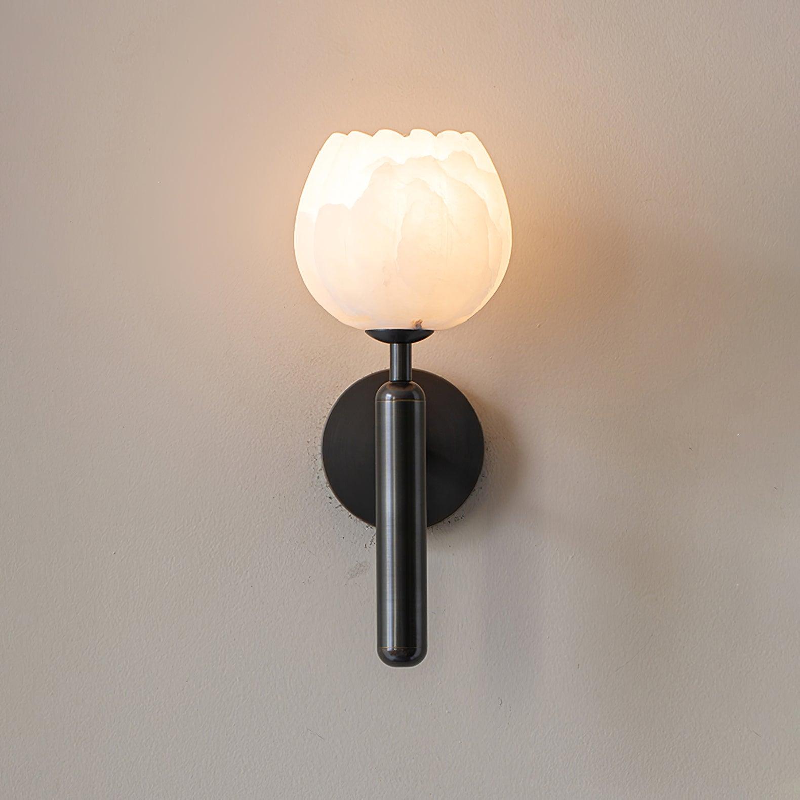Loza Flower Albaster Wall Light