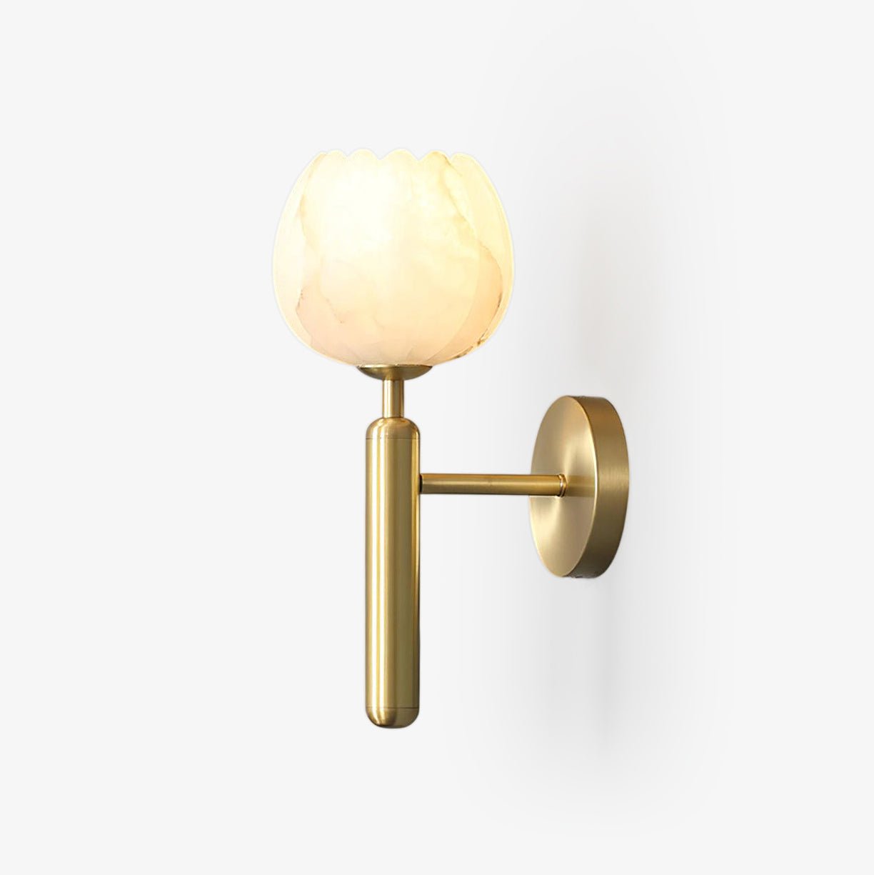 Loza Flower Albaster Wall Light