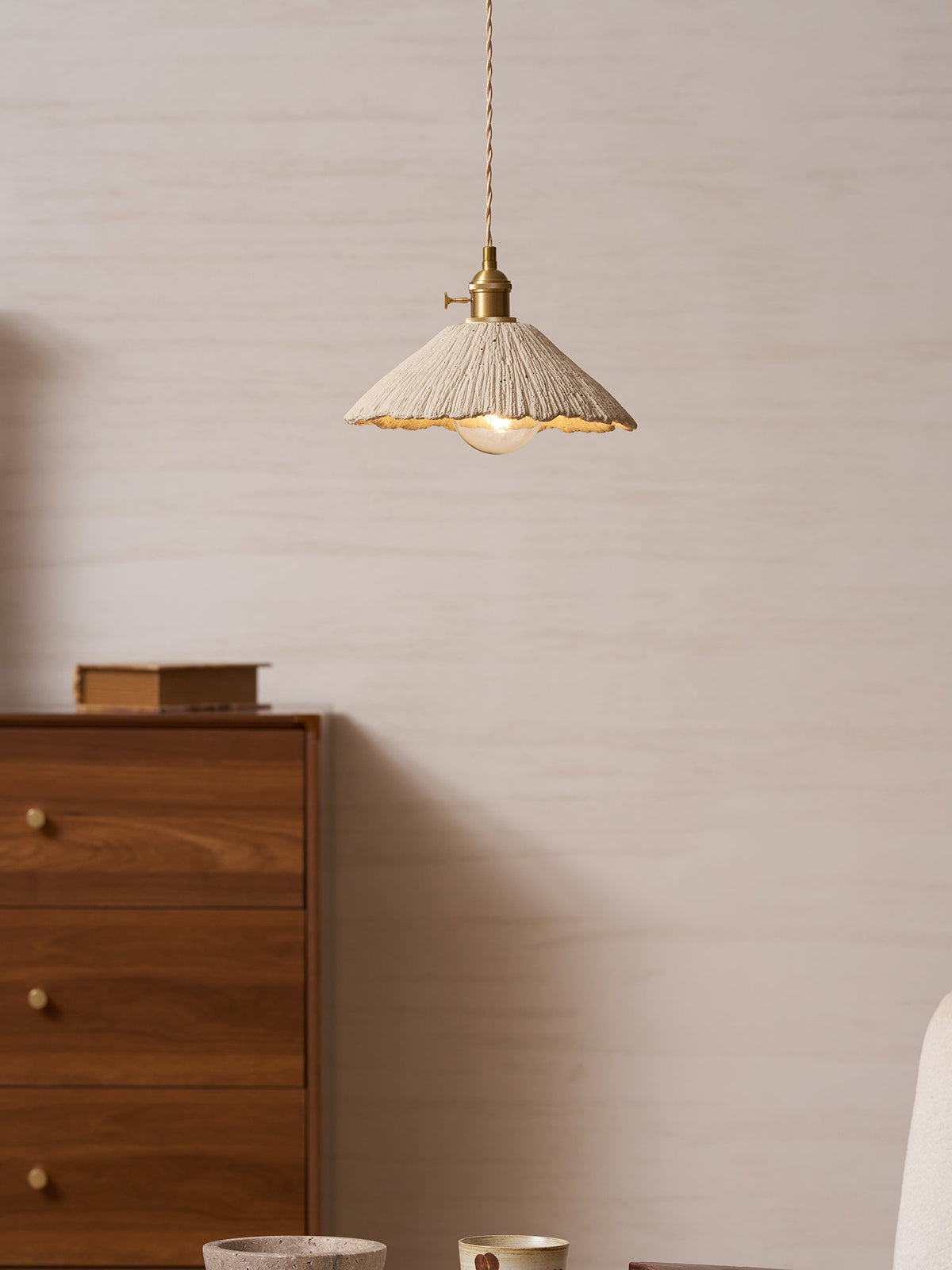 Microcement Pendant Lamp - Vakkerlight