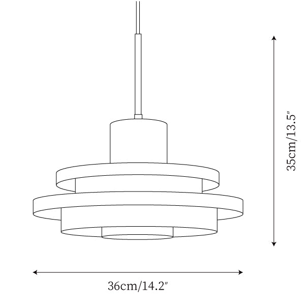Aranova Layered Pendant Light