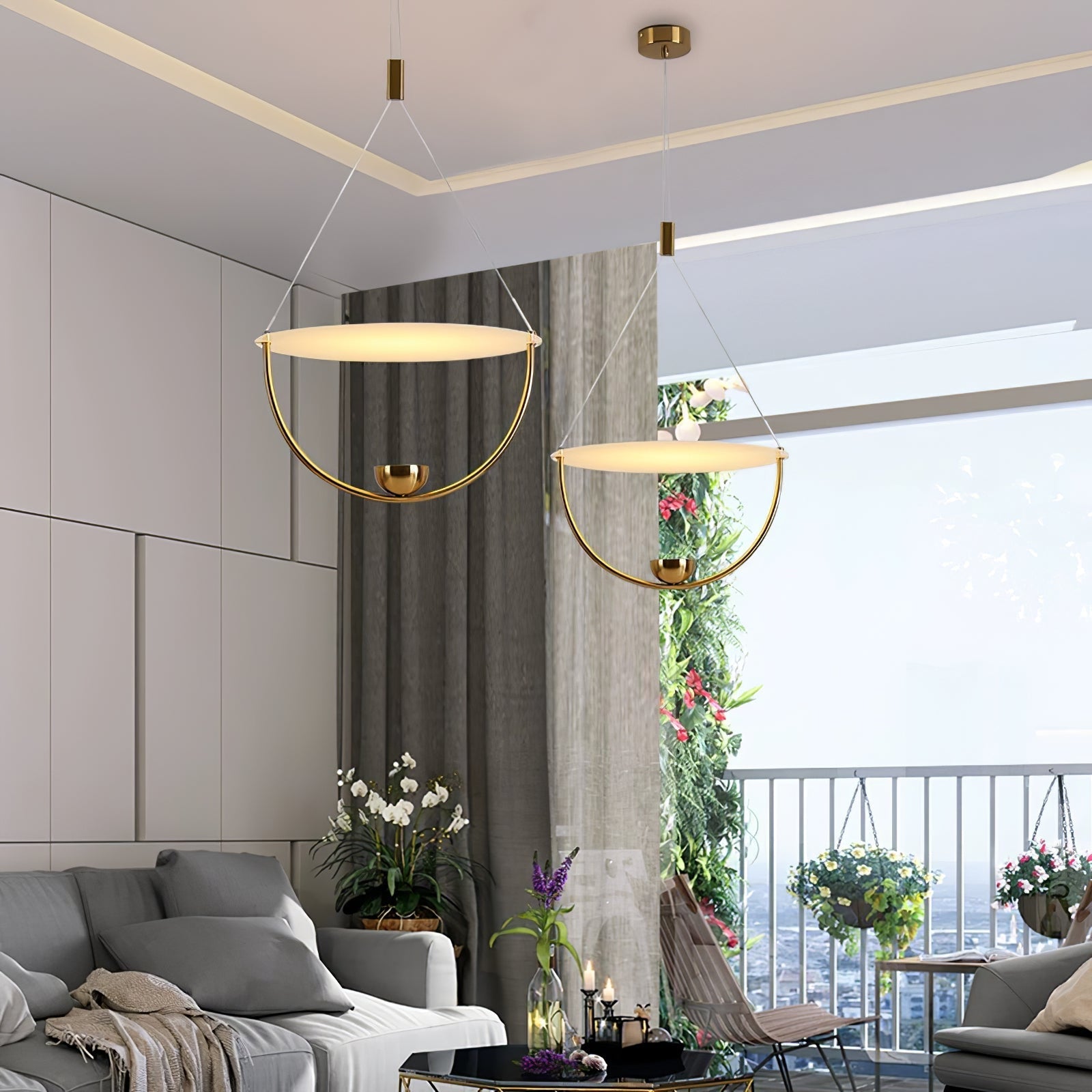 Meliza Disc Pendant Light