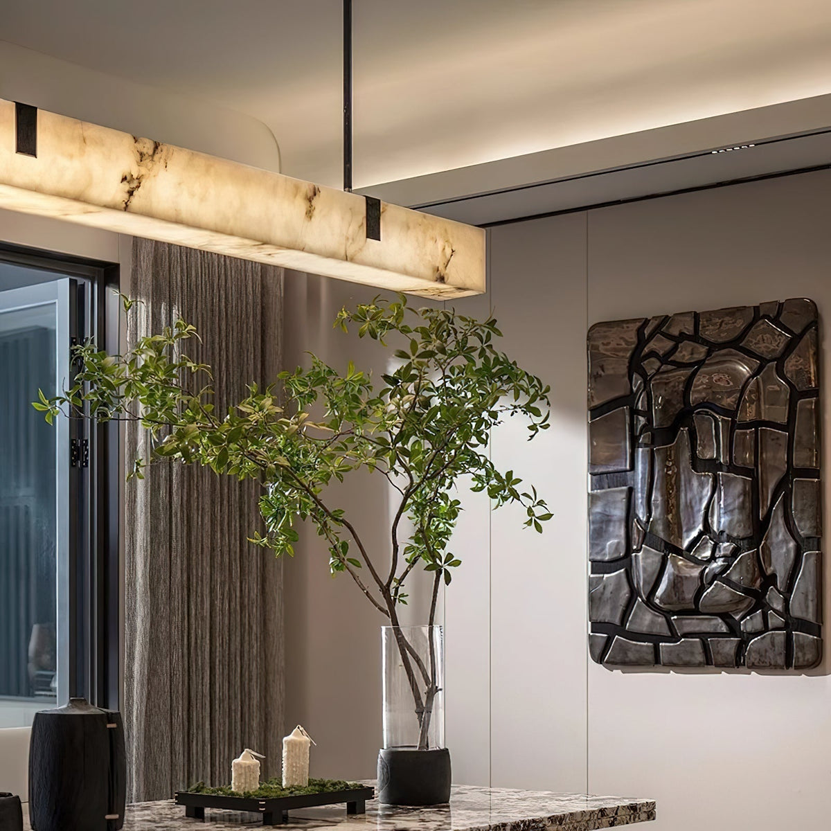 Lindaleal Linear Pendant Light