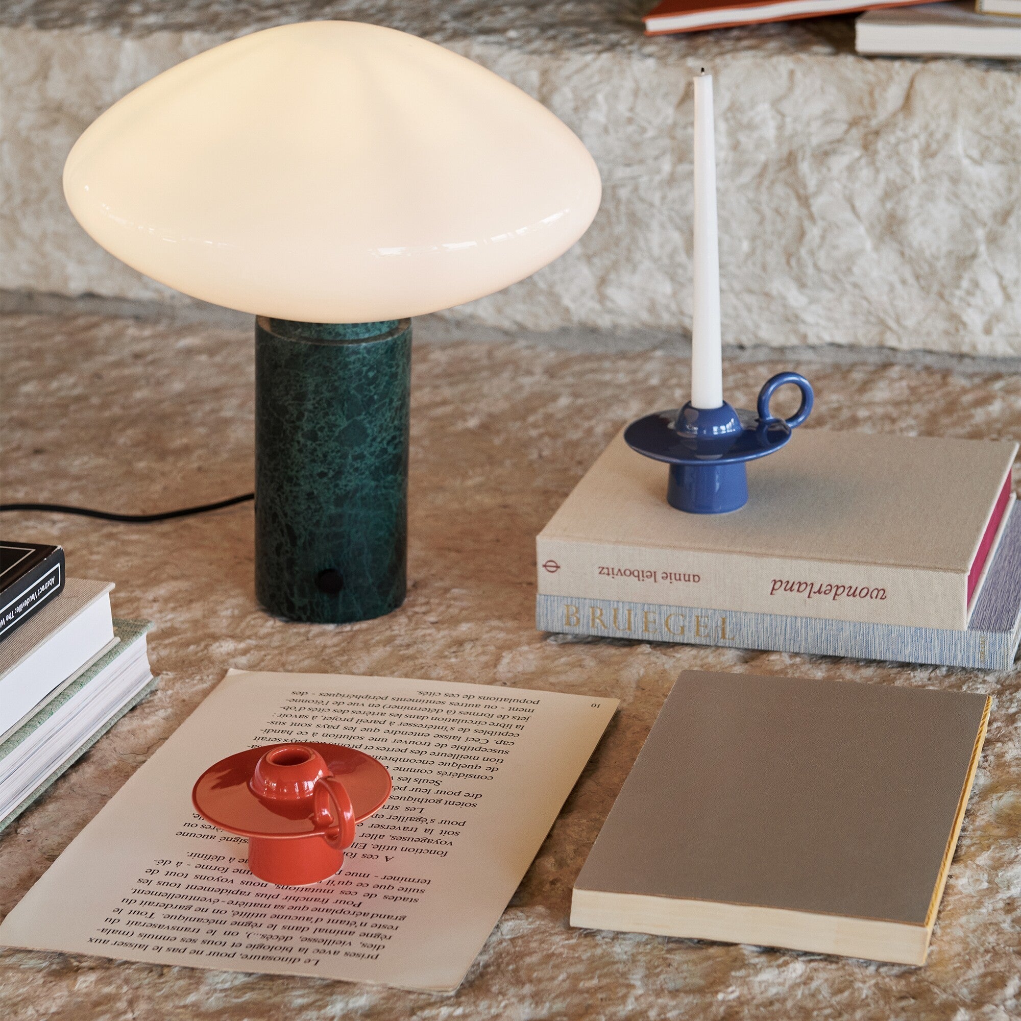 Zelkan Marble Table Lamp