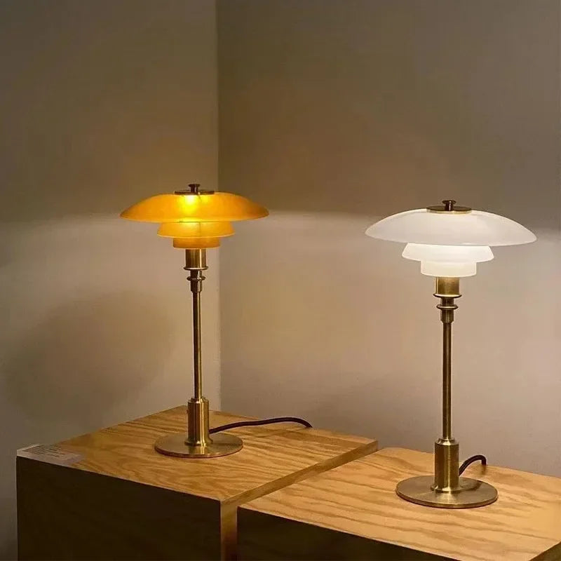 Triplet Layered Table Lamp