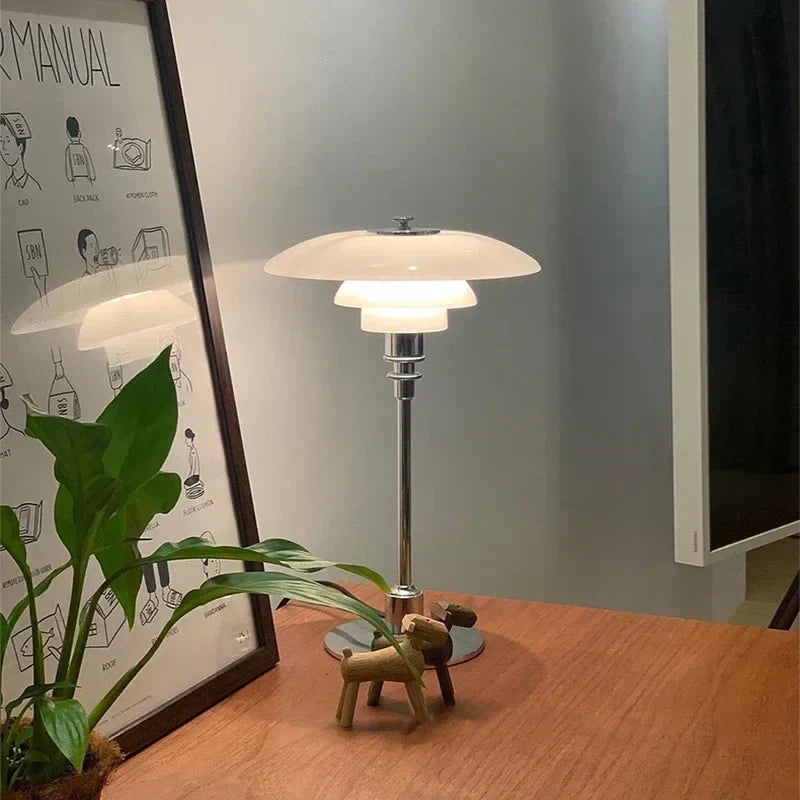 Triplet Layered Table Lamp