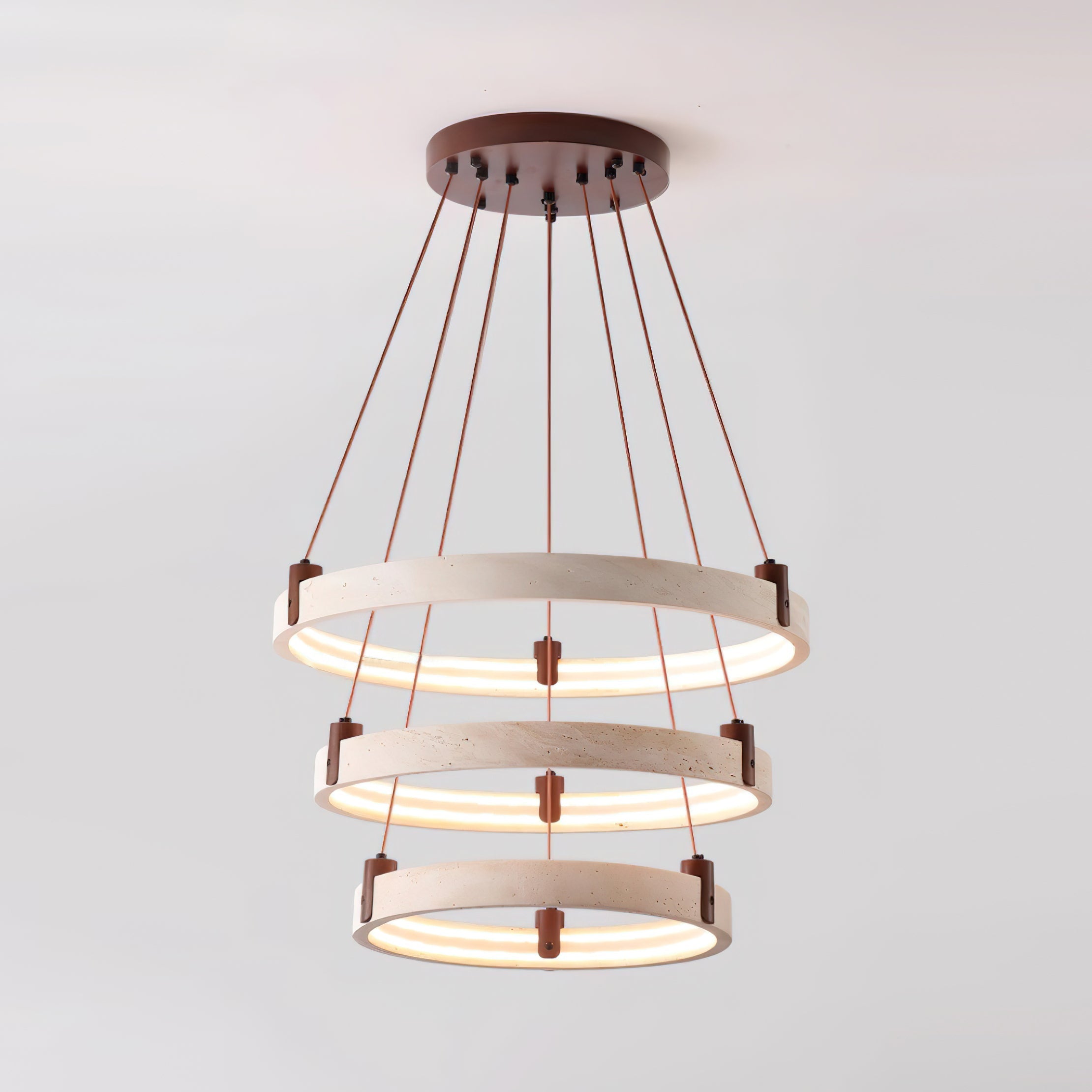 Aluson Natural Stone Pendant Light