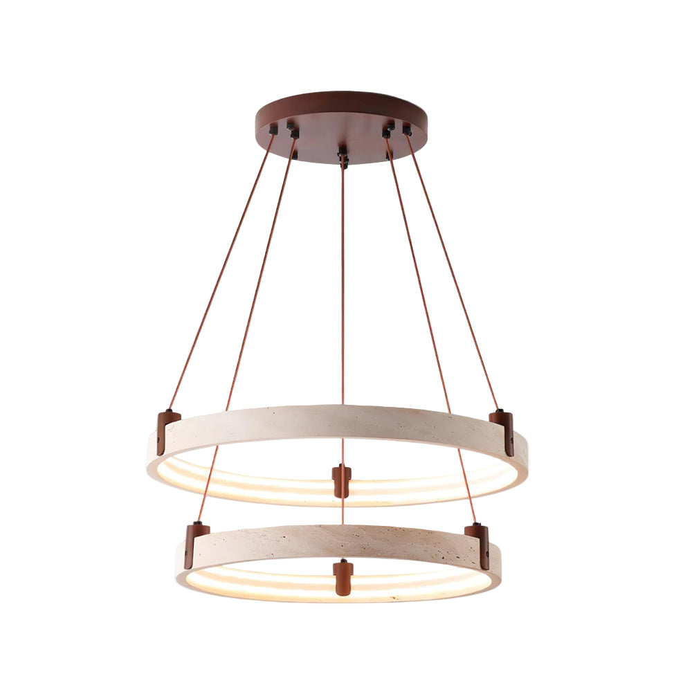 Aluson Natural Stone Pendant Light