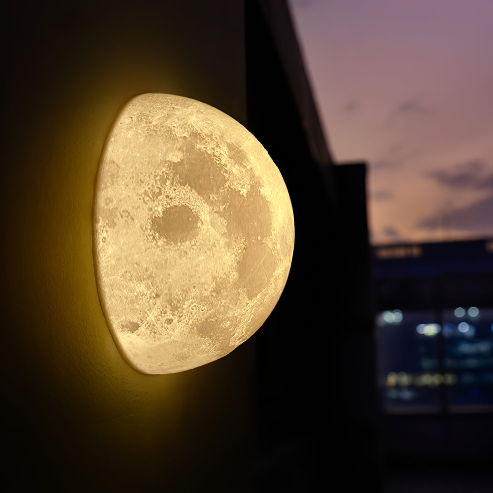 Tralvik Moon Design Wall Light