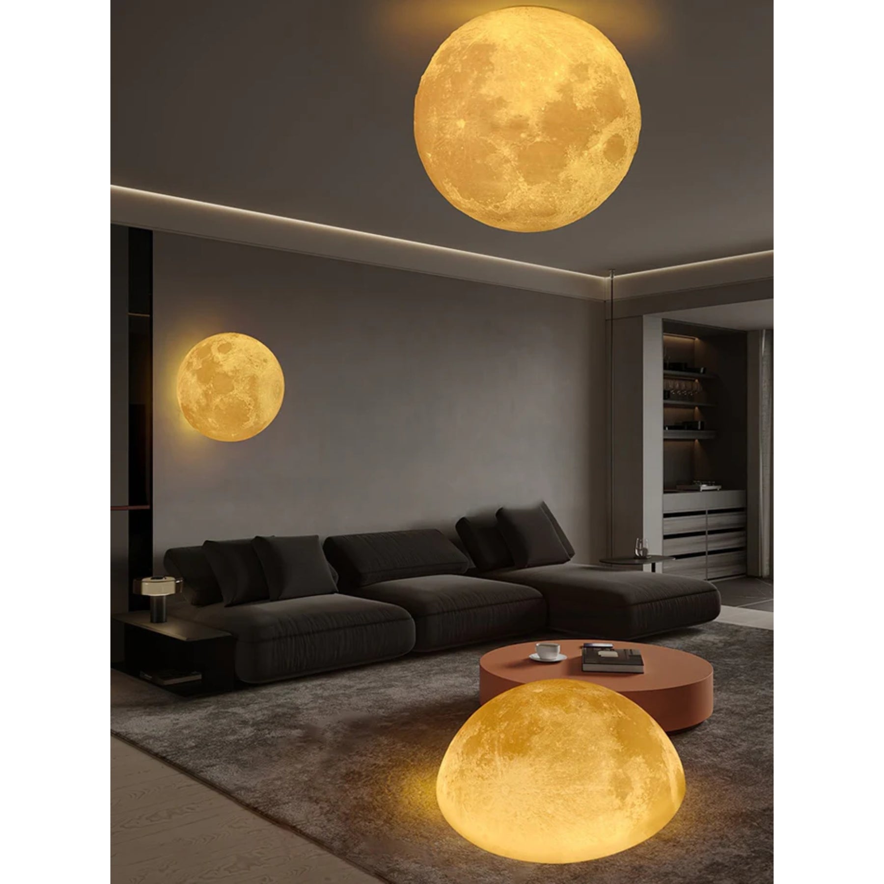 Tralvik Moon Design Wall Light